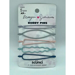 Scünci XO Morgan Simianer 5pc Bobby Pins Pastel‎ Multicolor